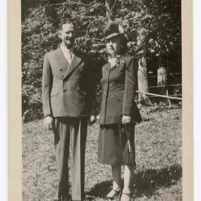 Photograph of Etta Davis and Bill Davis senior, undated