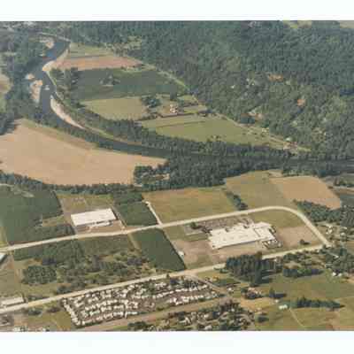 Aerial photograph of International Way-Gateway area, South to North view, Springfield, circa 1980