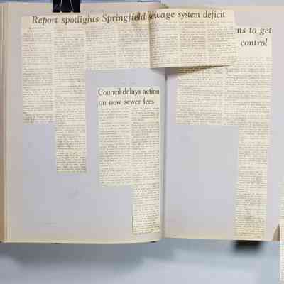 Pages 36 - 37 newspaper clippings unfolded