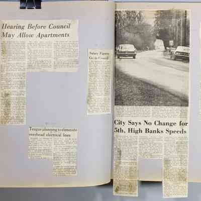 Pages 48 - 49 newspaper clippings unfolded
