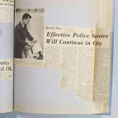 Page 65 newspaper clipping unfolded