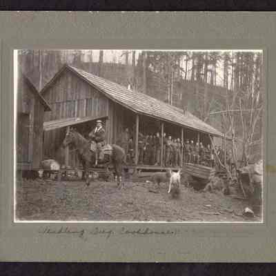 Photograph of Camp One Cook house, Wendling Oregon, circa early 1900s