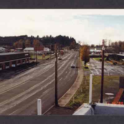 Photograph of Franklin Blvd from Intercity Roof, 1989