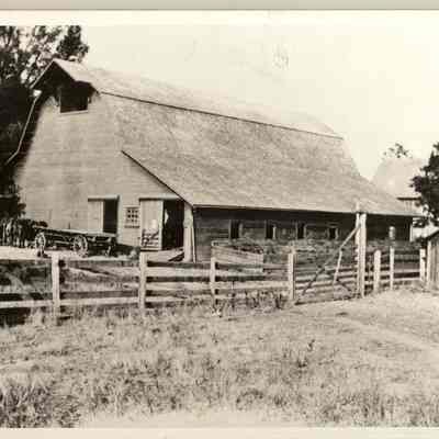 Photograph of a Barn, unknown date and location