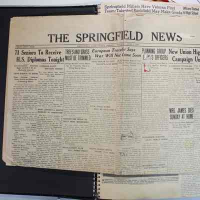 Page 1 newspaper