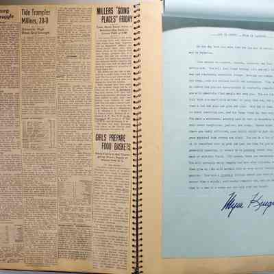 Pages 8 and 9 Second page of blue paper