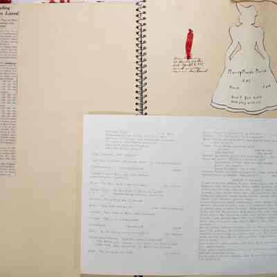 Pages 30 and 31 white pamphlet open