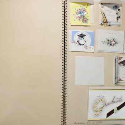 Pages 58 and 59 cover of cards inside enclosed envelope shown