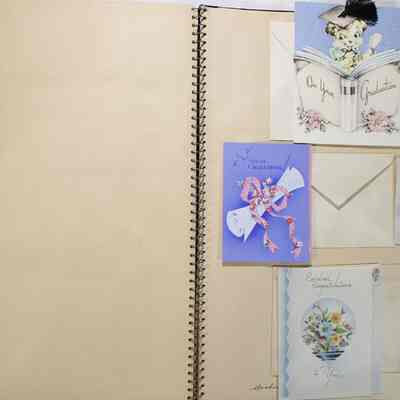 Pages 60 and 61 cover of cards inside enclosed envelope shown