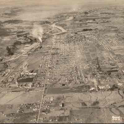 Ariel Photograph of Springfield, Oregon, 1948