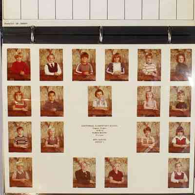 Class and Staff photographs, Centennial Elementary School, 1978-1979