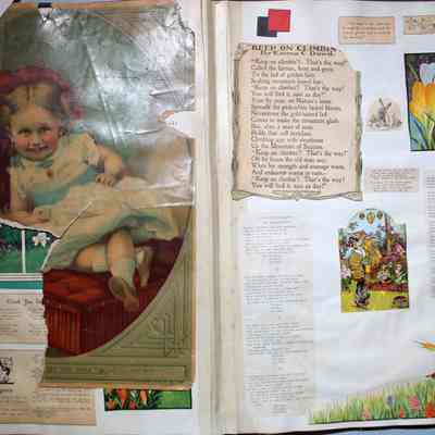 Pages 6 and 7 (loose image of little girl and full image of page 7)