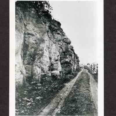 Photograph of Dirt Road, Springfield/Oakridge, Oregon, circa early 1900s