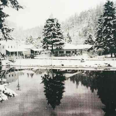 Photograph of Hines Lumber Company Mill Pond, Undated