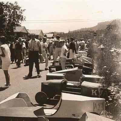 Photograph of Soap Box Derby Race, Springfield, Oregon, 1964