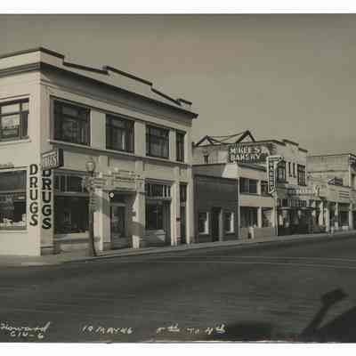 Photograph of Main Street, 5th to 4th, Springfield, May 19th 1946
