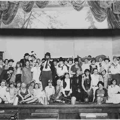 Photograph of Springfield High Group in Costume, circa 1920s