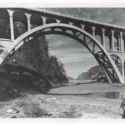 Photograph of Cape Creek Bridge, Oregon, circa 1969