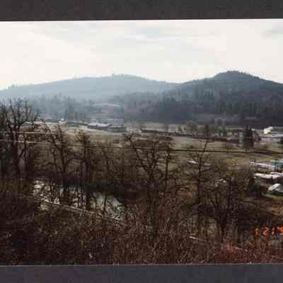 Photograph of Glenwood from across Willamette River, 1990