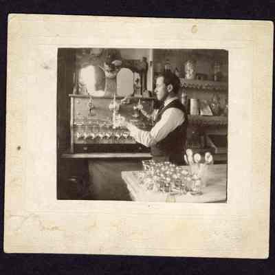 Photograph, Worker at Confectionery and Bakery, Springfield, Undated
