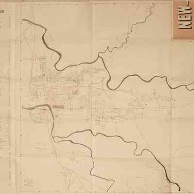 Map of Metropolitan Eugene and Springfield, 1973