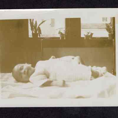 Photograph of baby Linda Jean Wise, circa 1950
