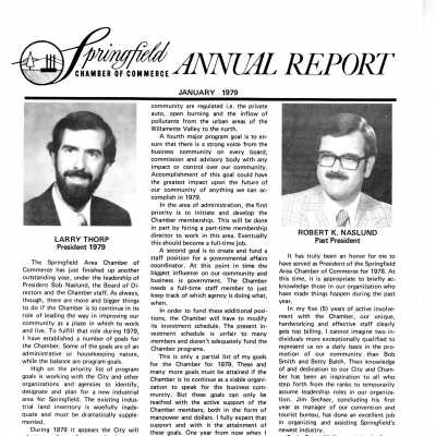 Annual Report, Springfield Chamber of Commerce, 1979
