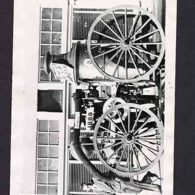 Photograph, Fire Pump Wagon, 1888