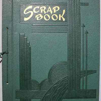 Scrapbook created by Virginia (Virgie) Almira Shaub Townsend Reynolds, circa 1940s