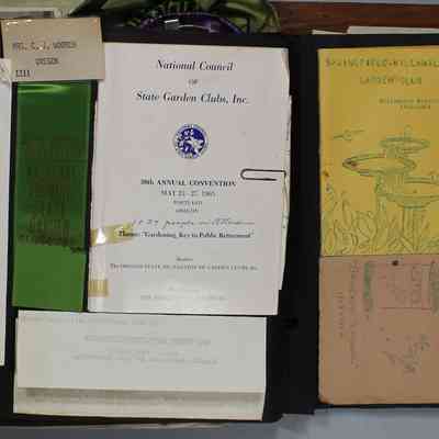 Pages 78 - 79 21st Annual Meeting of Pacific Region of National Council of State Garden Clubs pamphlet (pages 1-2)
