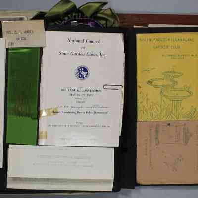 Pages 78 - 79 21st Annual Meeting of Pacific Region of National Council of State Garden Clubs pamphlet (pages 7-8)
