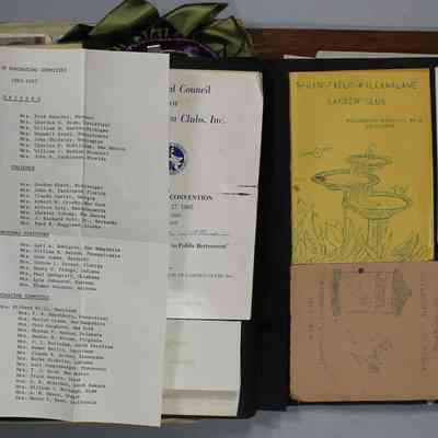 Pages 78 - 79 Report of Nominating Committee 1965-1967 unfolded, from inside the National Council of State Garden Club pamphlet