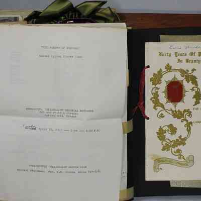 Pages 81 - 82 "The Poetry of Flowers" unfolded