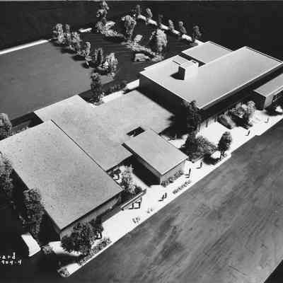 Photograph of Library Model, 1956