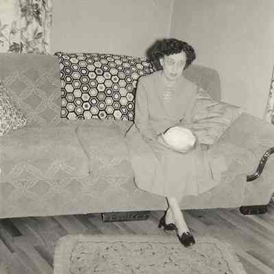 Photograph of Mildred Vitus, circa 1948