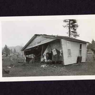 Photograph, Home Damaged by Flood, Date Unknown.