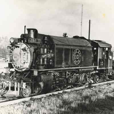 Photograph of Coos Bay Railroad Co. Steam Engine