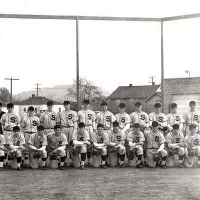 Photograph of baseball team, date unknown