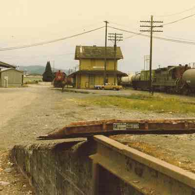 Photograph of the Springfield Depot, Springfield, OR, circa 1978