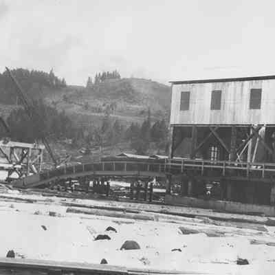 Photograph of Booth-Kelly Mill Renovations,1956