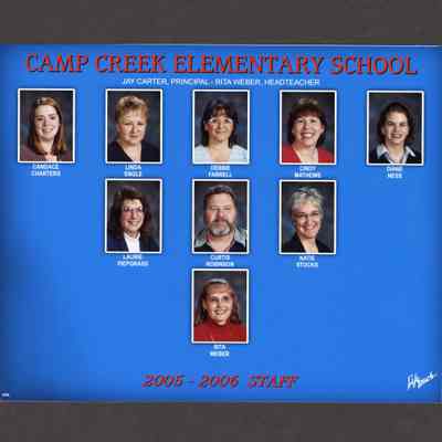 Photograph, Camp Creek Elementary, Staff, 2005-2006.