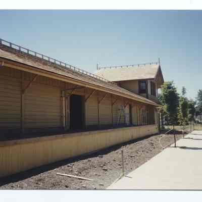 Photograph of the Springfield Depot Restoration, 1991