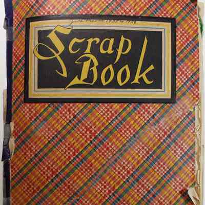 Scrapbook made by June Moore, Springfield, 1935-1938