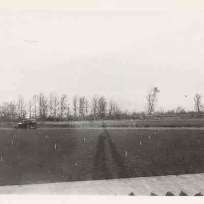 Photograph of the new site of the Springfield High Football Field, Springfield, Oregon, unknown date