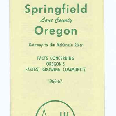 Informational brochure about Springfield, 1966-1967