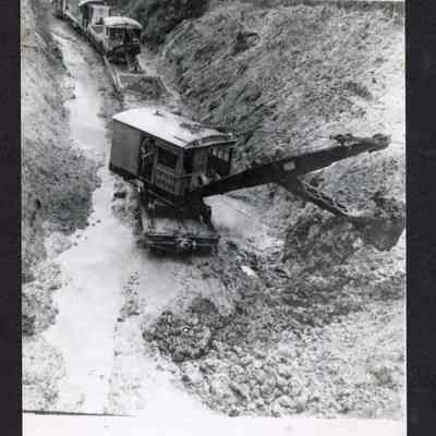 Photograph of Railroad Slide, Near Springfield, Oregon, Circa 1957