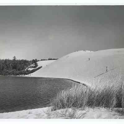 Photograph of sand dunes, Honeyman State Park, circa 1969
