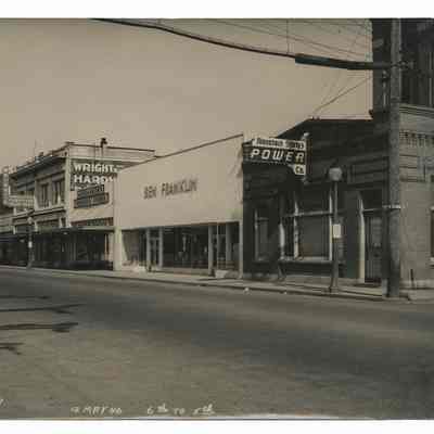 Photograph of Main Street, 6th to 5th, Springfield, May 12th 1946