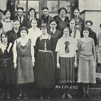 Photograph of Springfield High School class of 1924, Springfield, Oregon, 1924