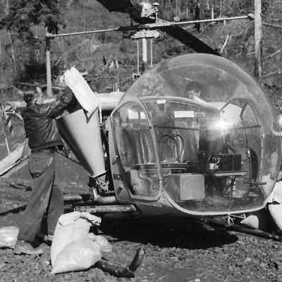 Photograph of Helicopter in the Woods